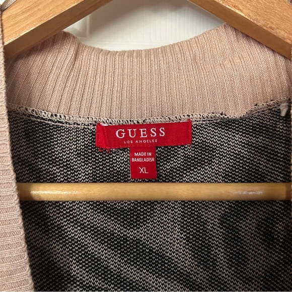 GUESS // Zebra-Print Cardigan - Picture 2 of 4